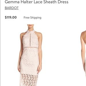Bardot white lace Gemma dress 6 / small